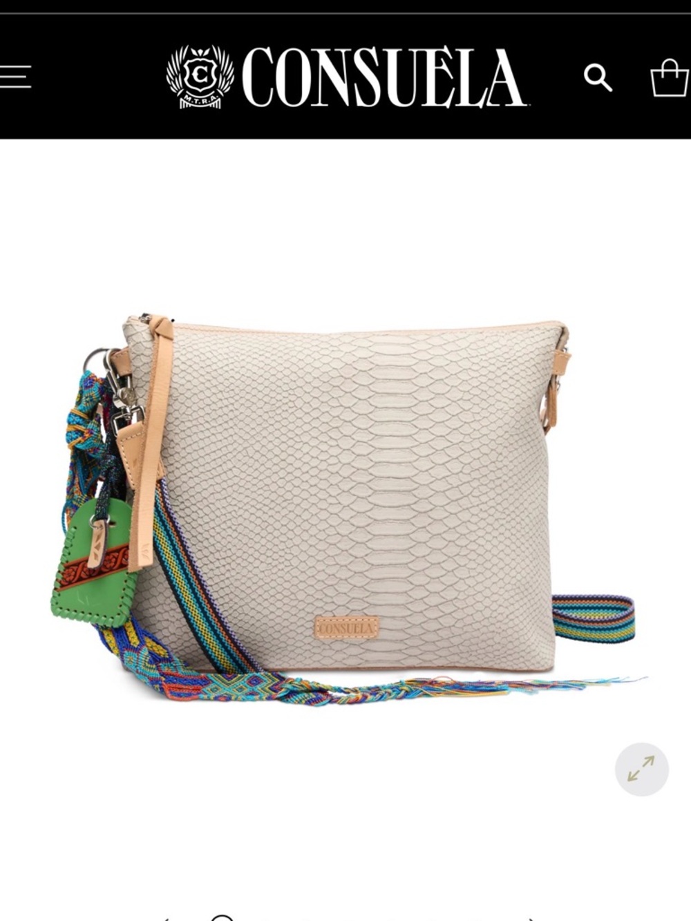 Consuela Thunderbird Downtown Crossbody with Multicolor Strap